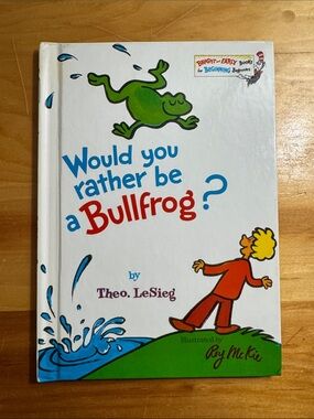 🌈2/$8  Would You Rather Be a Bullfrog?